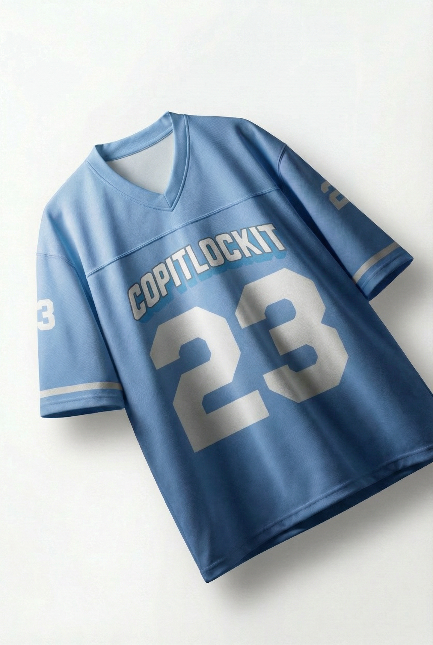 BLUE OVERSIZED JERSEY