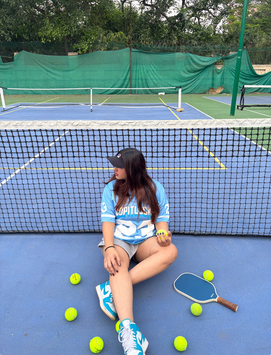 BLUE OVERSIZED JERSEY
