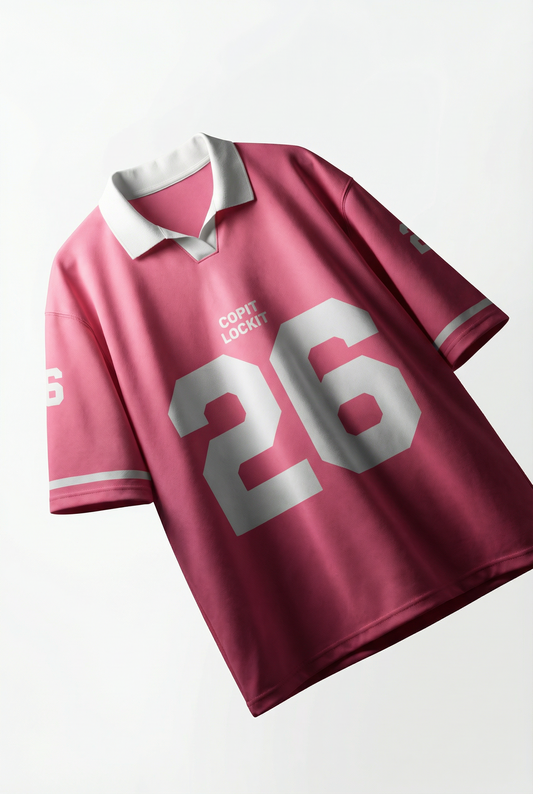 CANDY PINK OVERSIZED JERSEY
